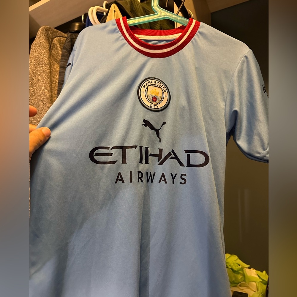 Man City Reploca Soccer Jersey Haaland